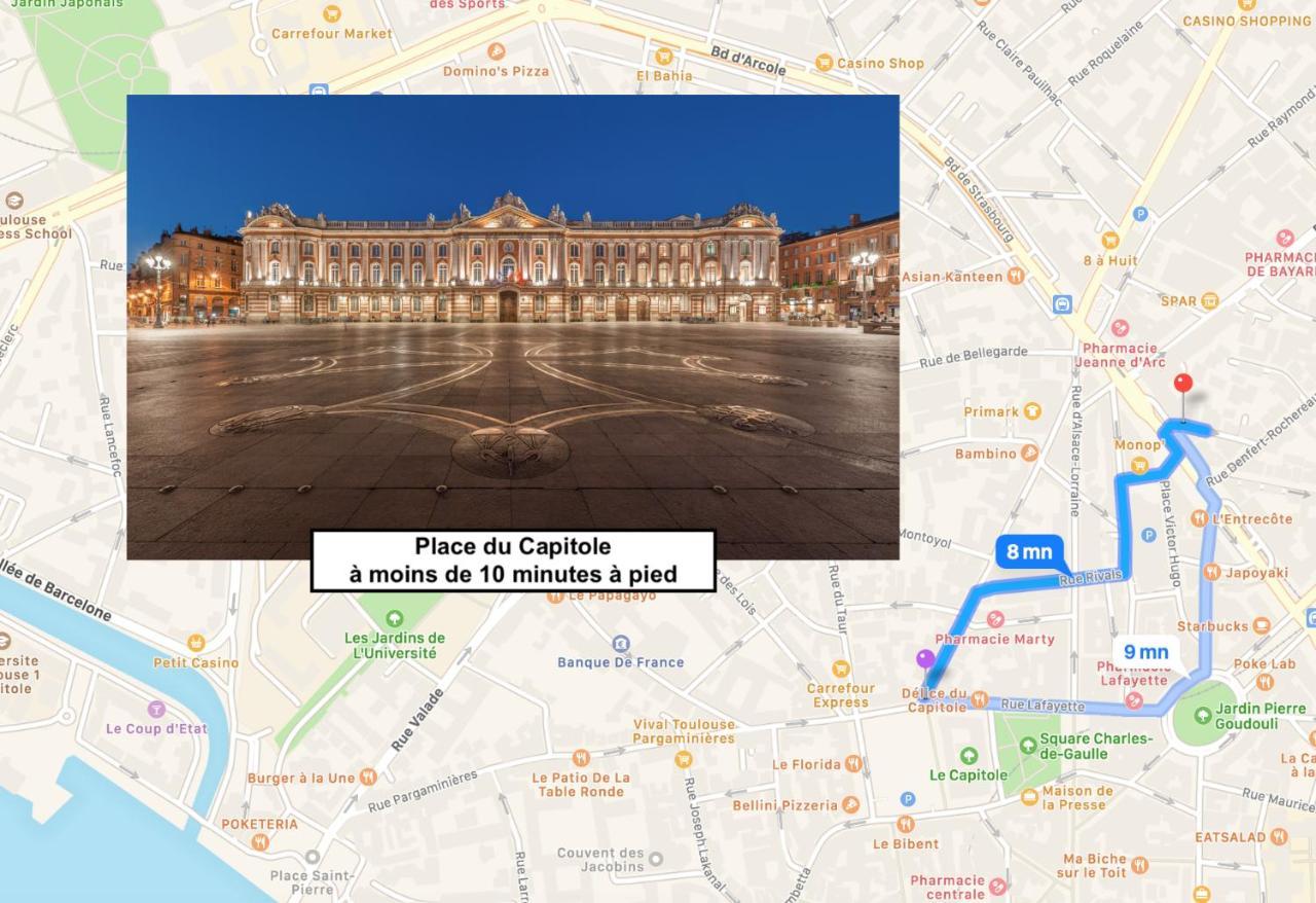 Le Victor Hugo - Studio Avec Parking # Hypercentre Daire Toulouse Dış mekan fotoğraf